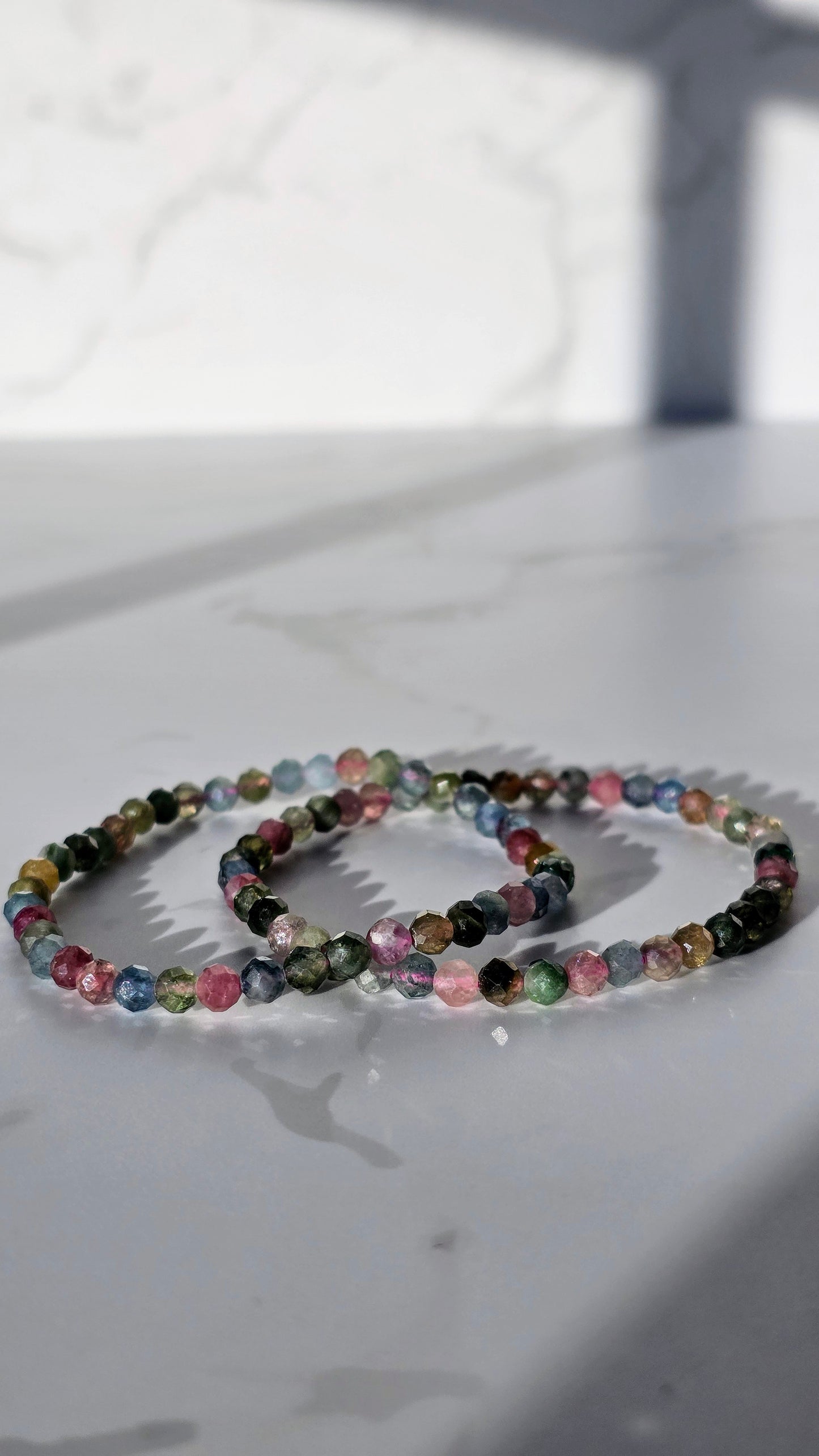 Bunter Turmalin - Armband Facettiert