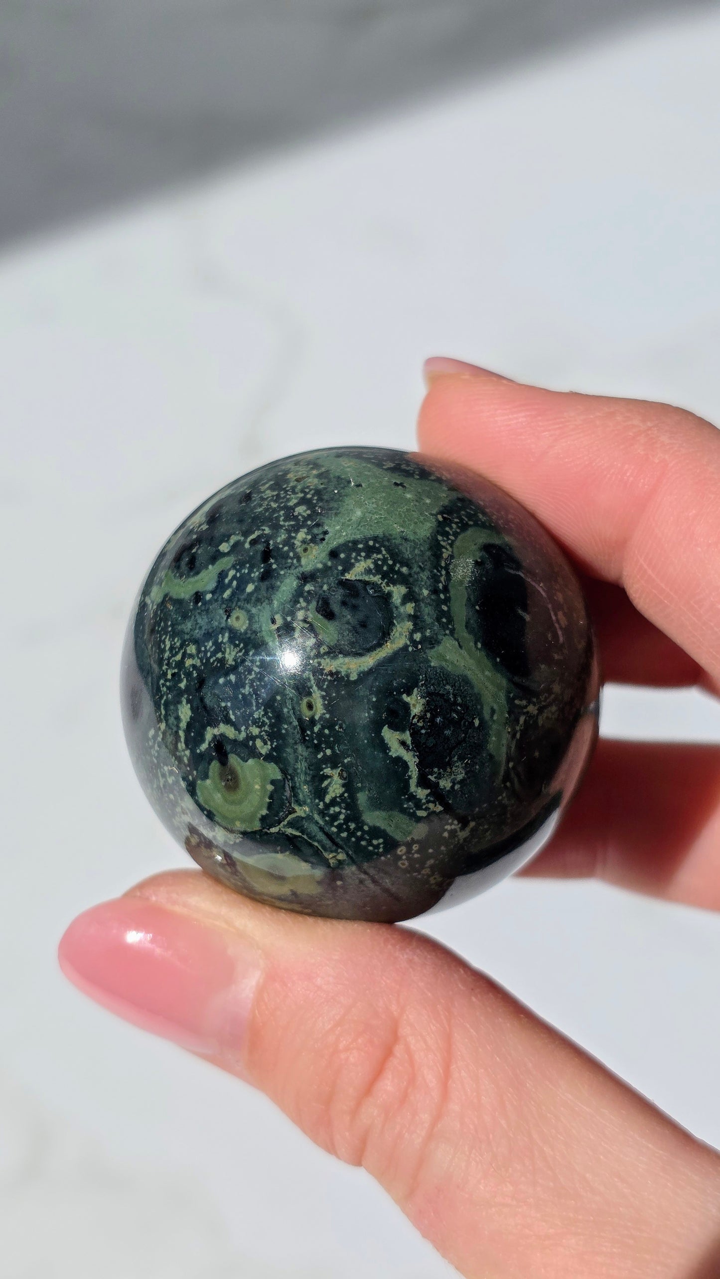 Eldarit Kugel (Kambaba-Jaspis)