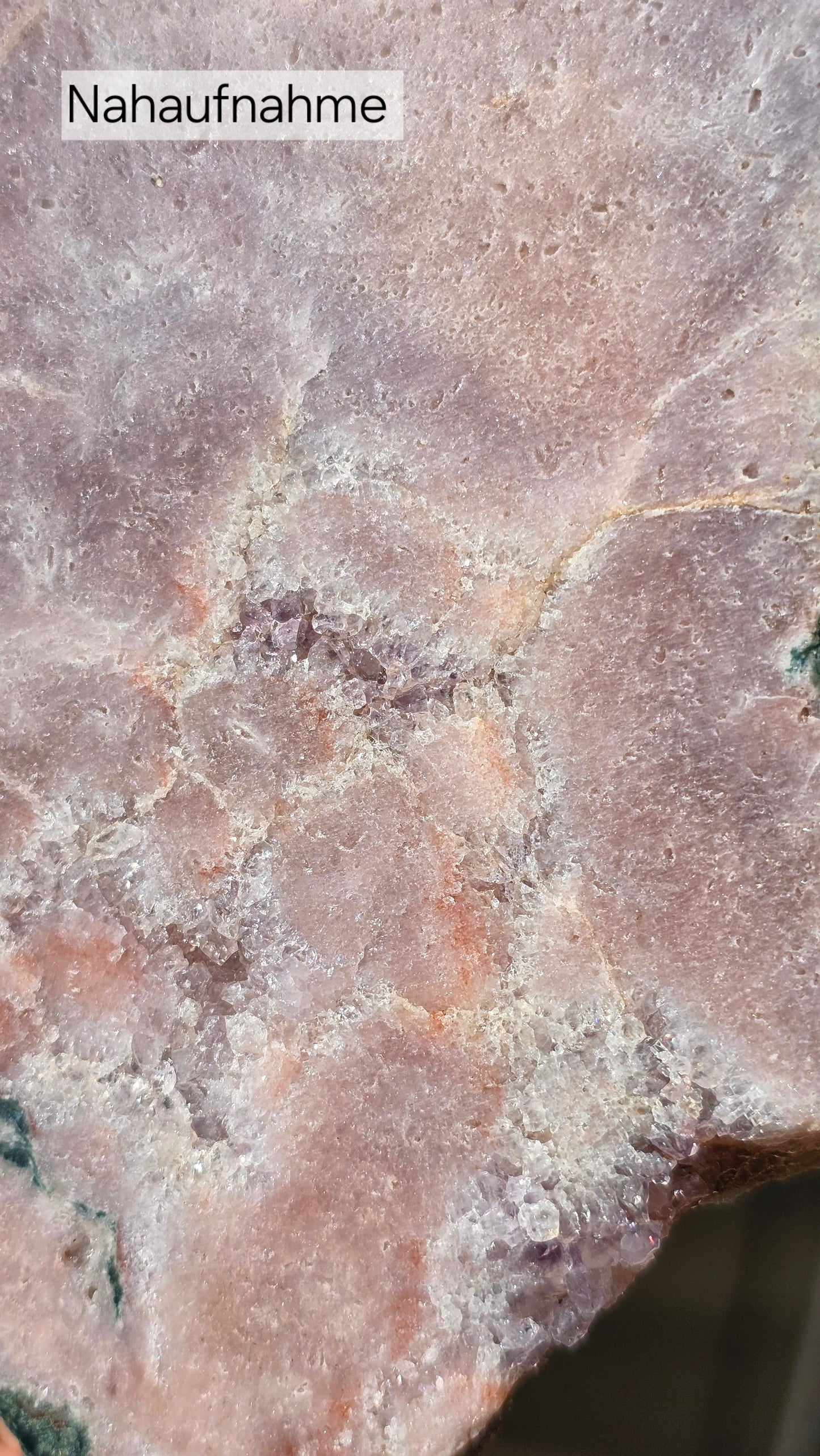 Pink Amethyst Slab aus Patagonien