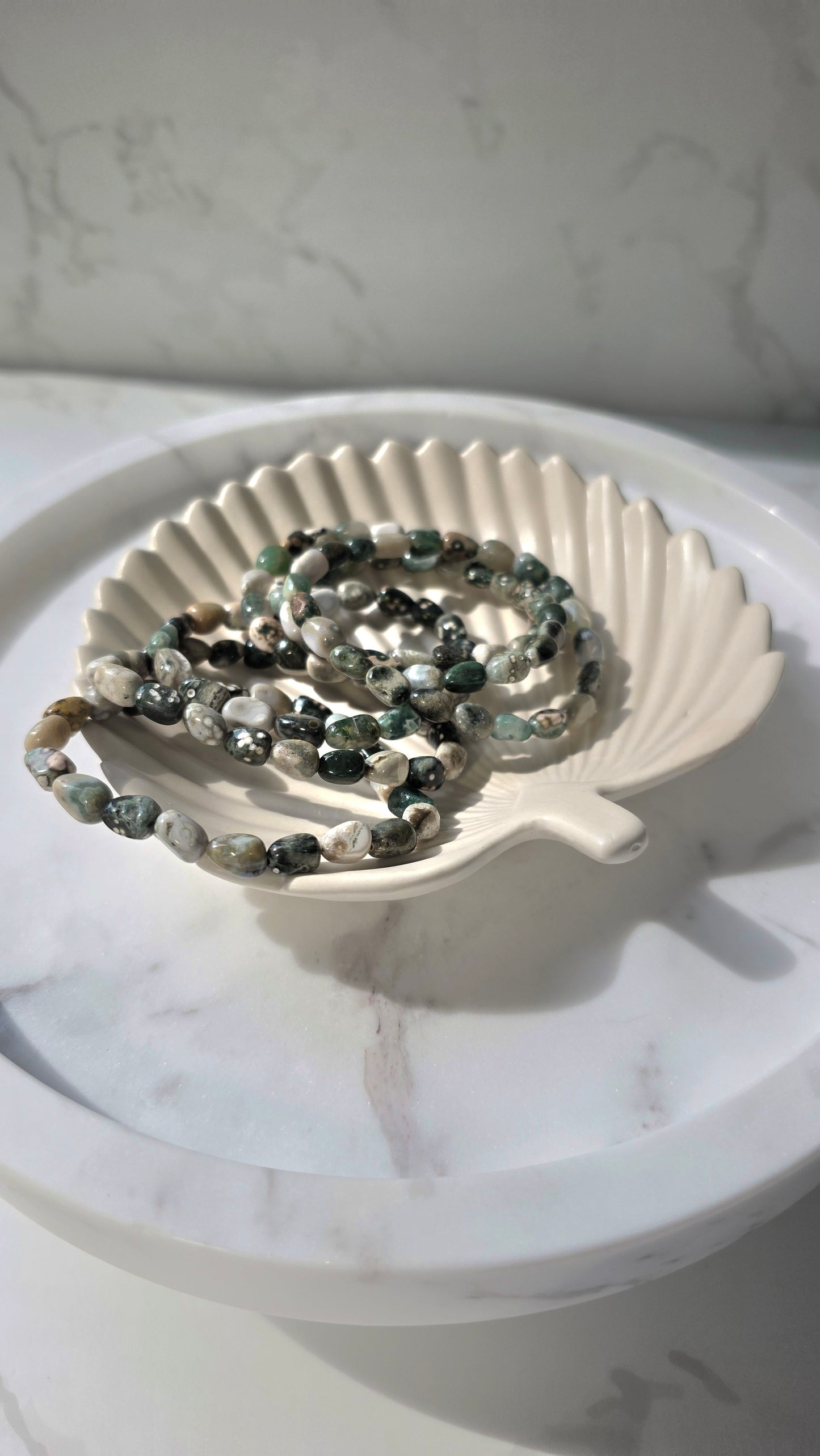 Old Stock Oceanjaspis Armband – Erdende Schönheit aus vergangenen Zeiten