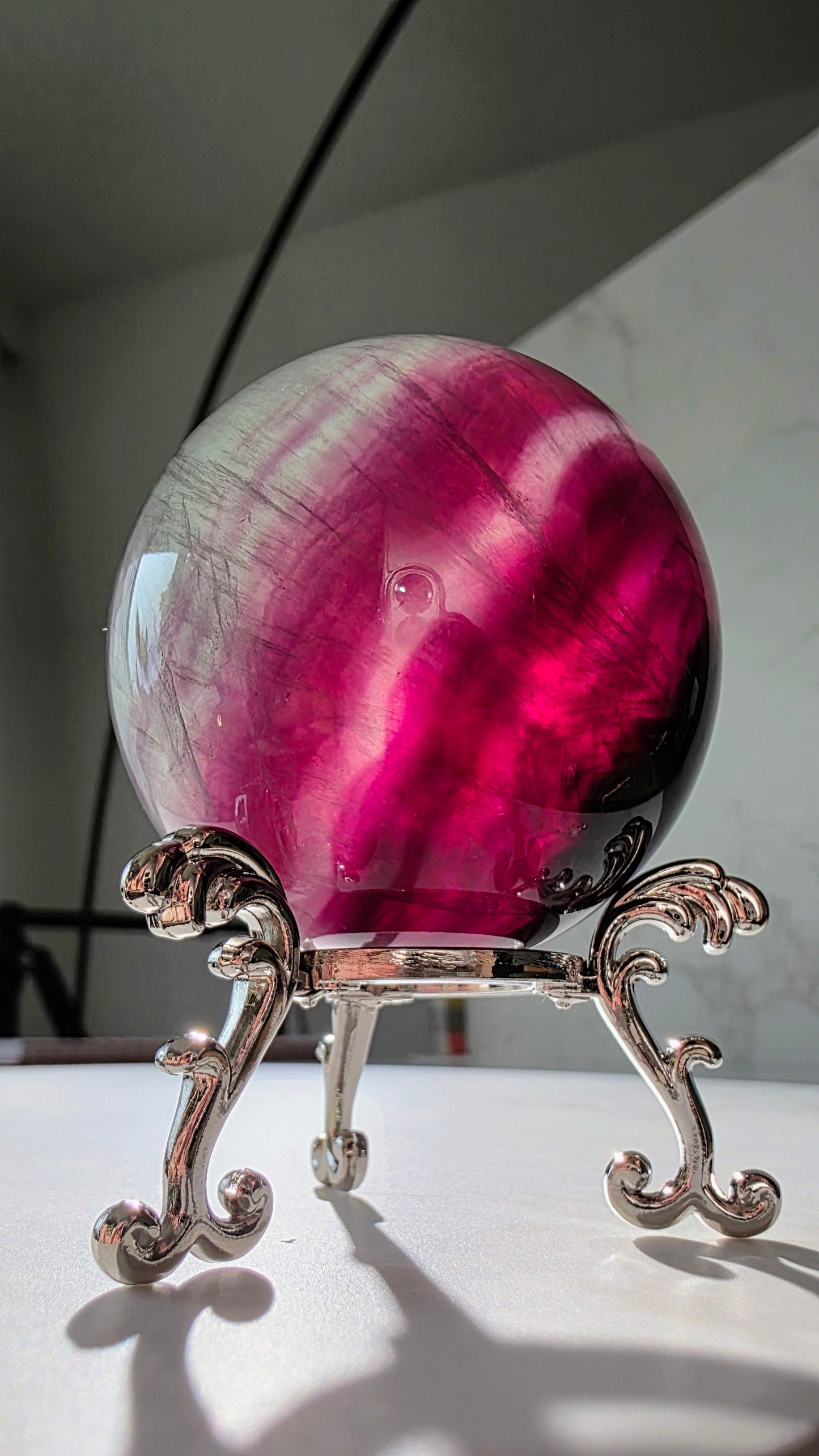 Kugelhalter Silber – Eleganter Schmuckständer für deine Kristallkugeln