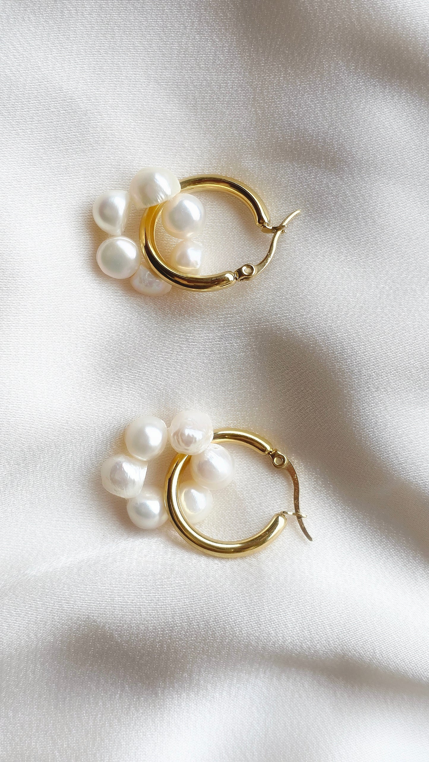 SOFT CALM · Kreolen mit Süßwasserperlen