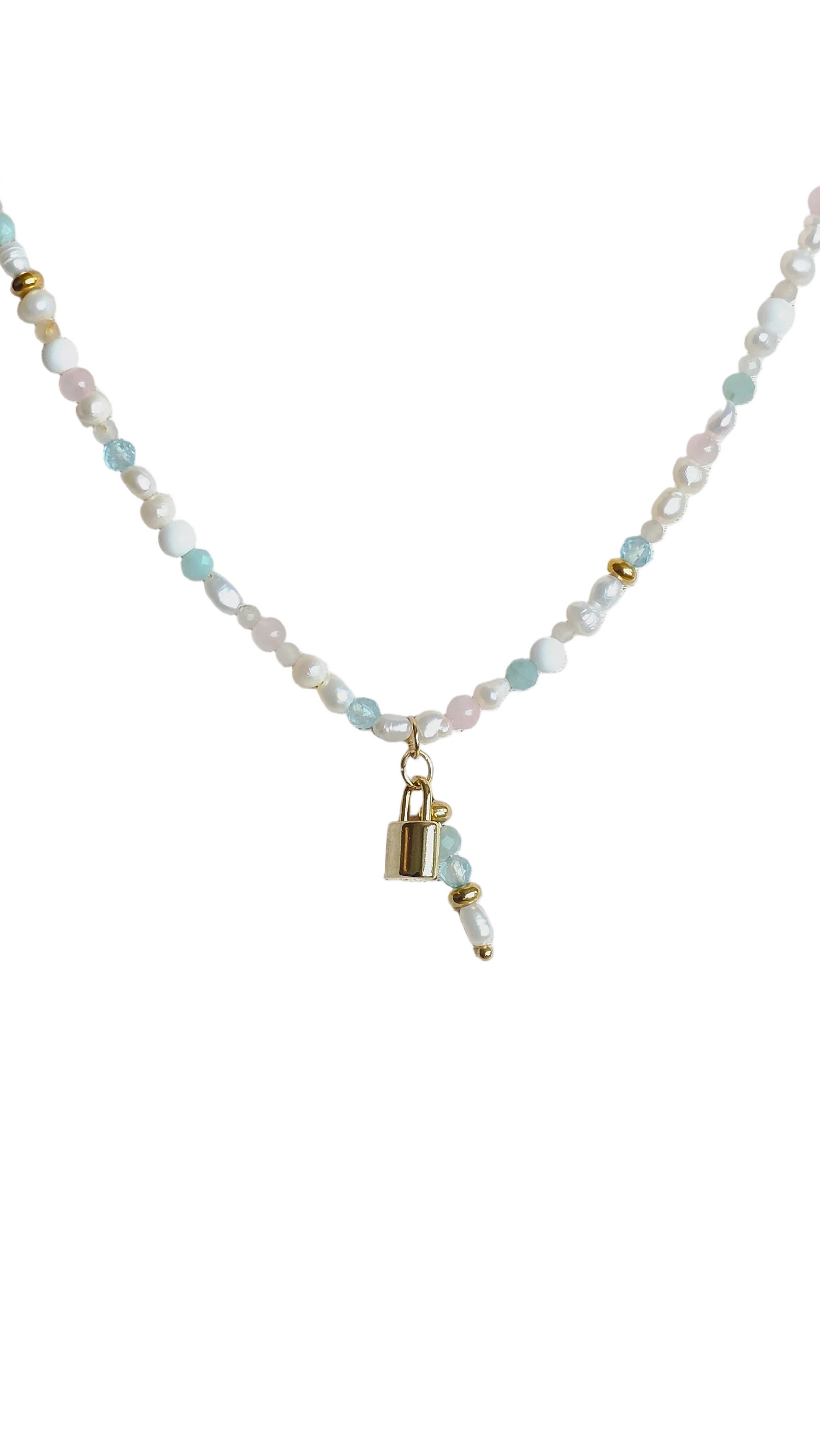 HEALING HEART · Multicolor Edelsteinkette