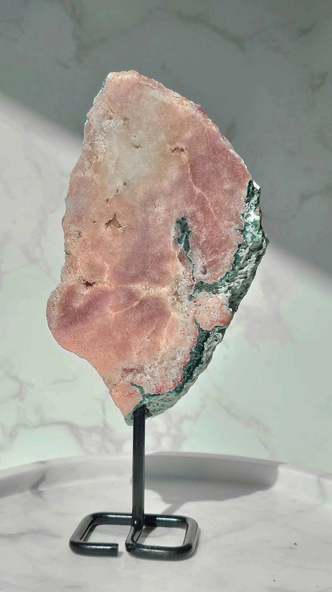 Pink Amethyst Slab aus Patagonien