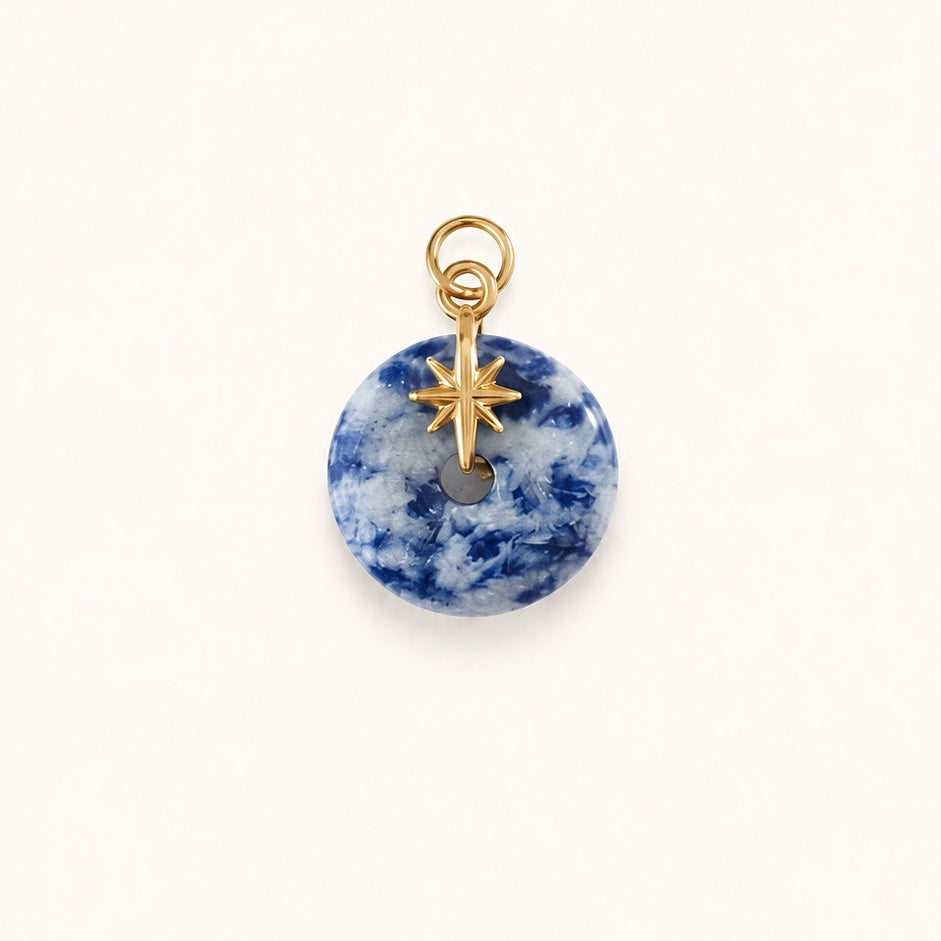 NORTH STAR 𖦹 Sodalith Charm