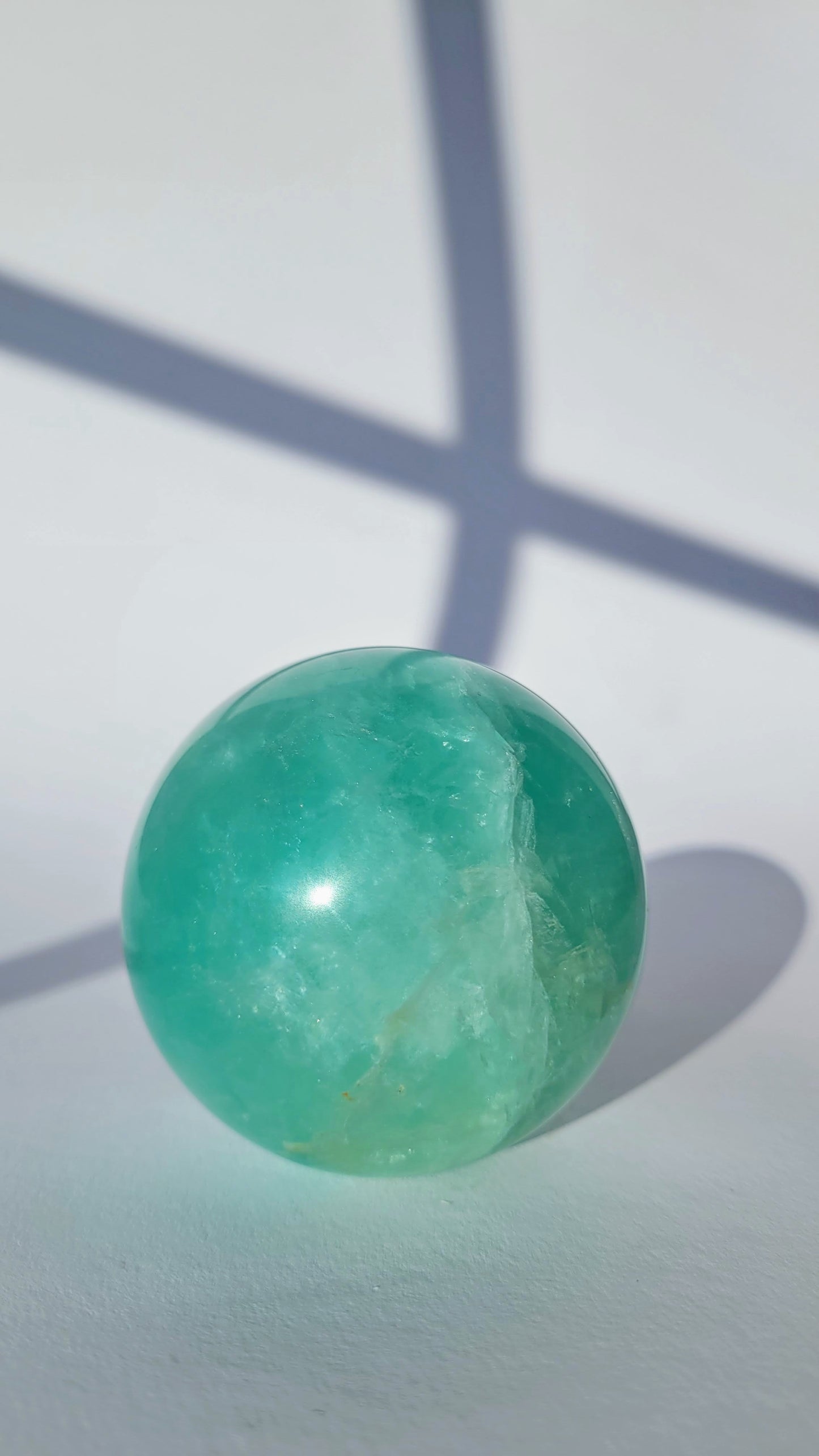 Grüne Fluorit Kugel A-Qualität