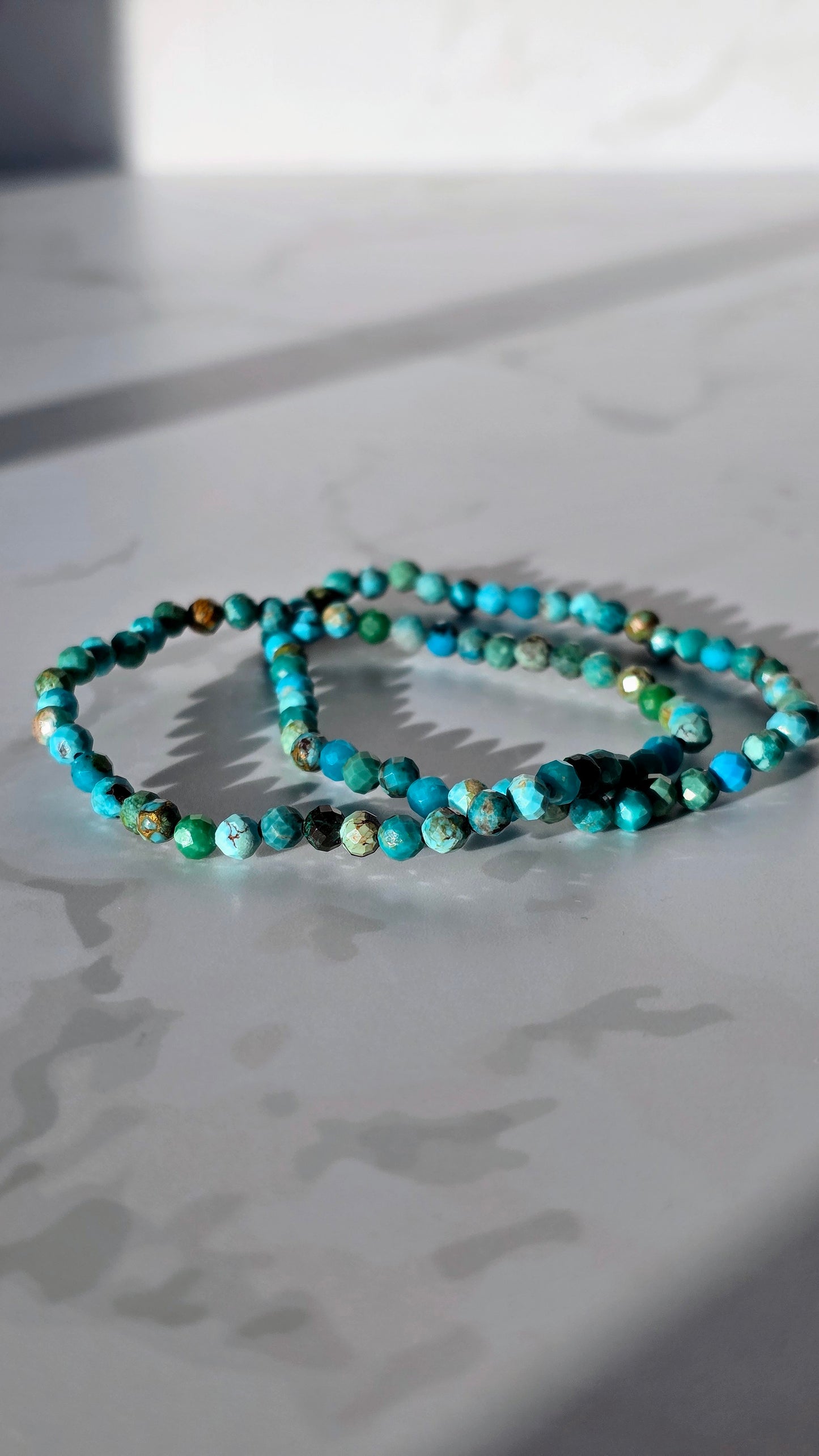 Türkis Armband Facettiert aus Peru