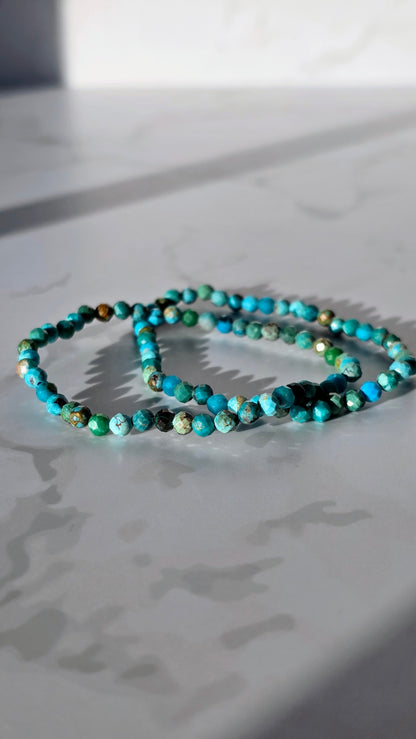 Türkis Armband Facettiert aus Peru