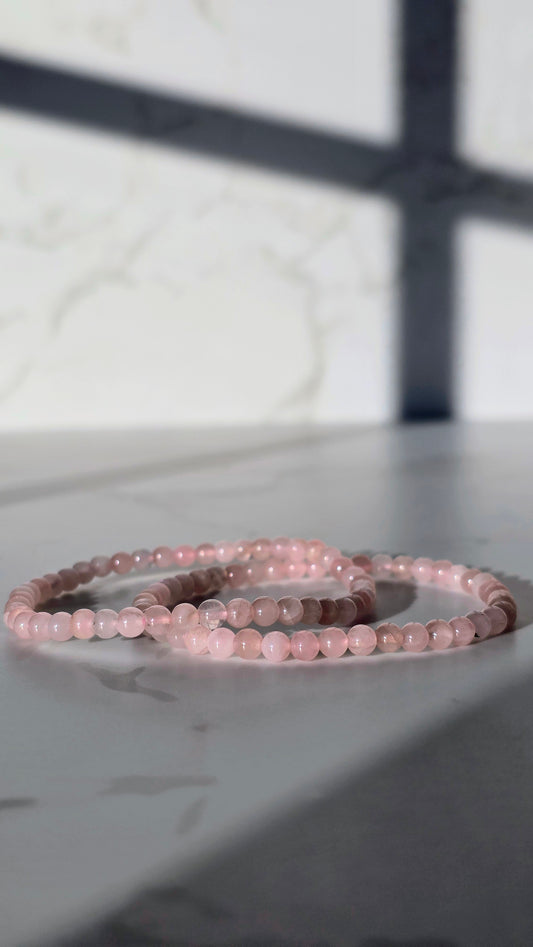 Rosenquarz Armband