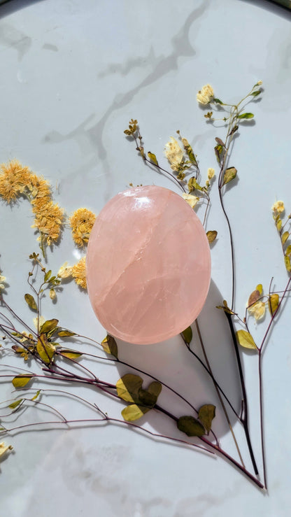 Stern-Rosenquarz Handschmeichler