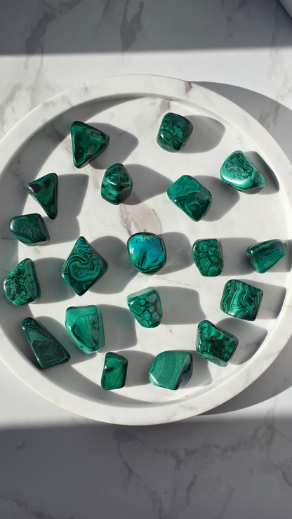 Malachit Trommelsteine