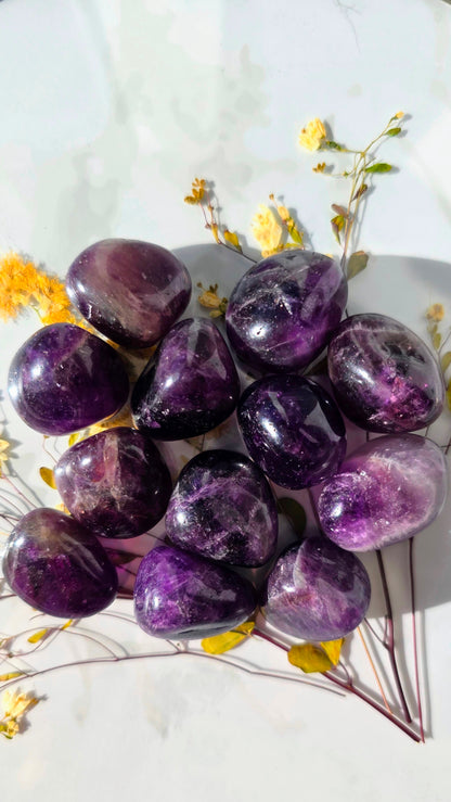 Amethyst A-Qualität Trommelsteine