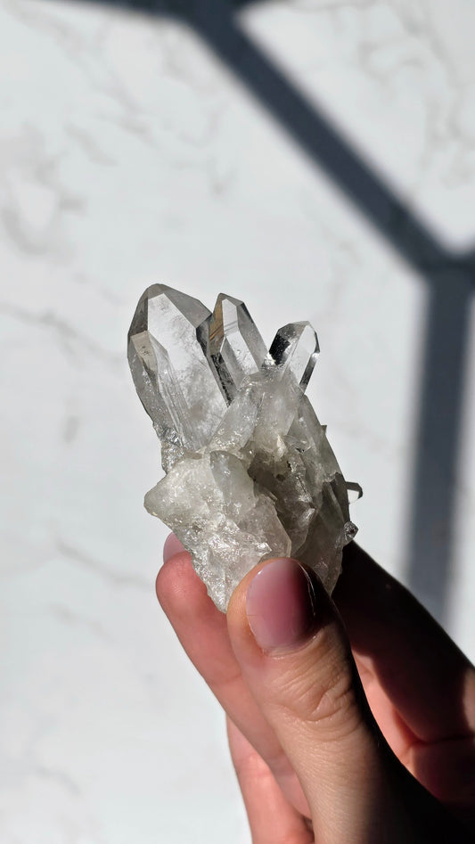 Bergkristall Cluster