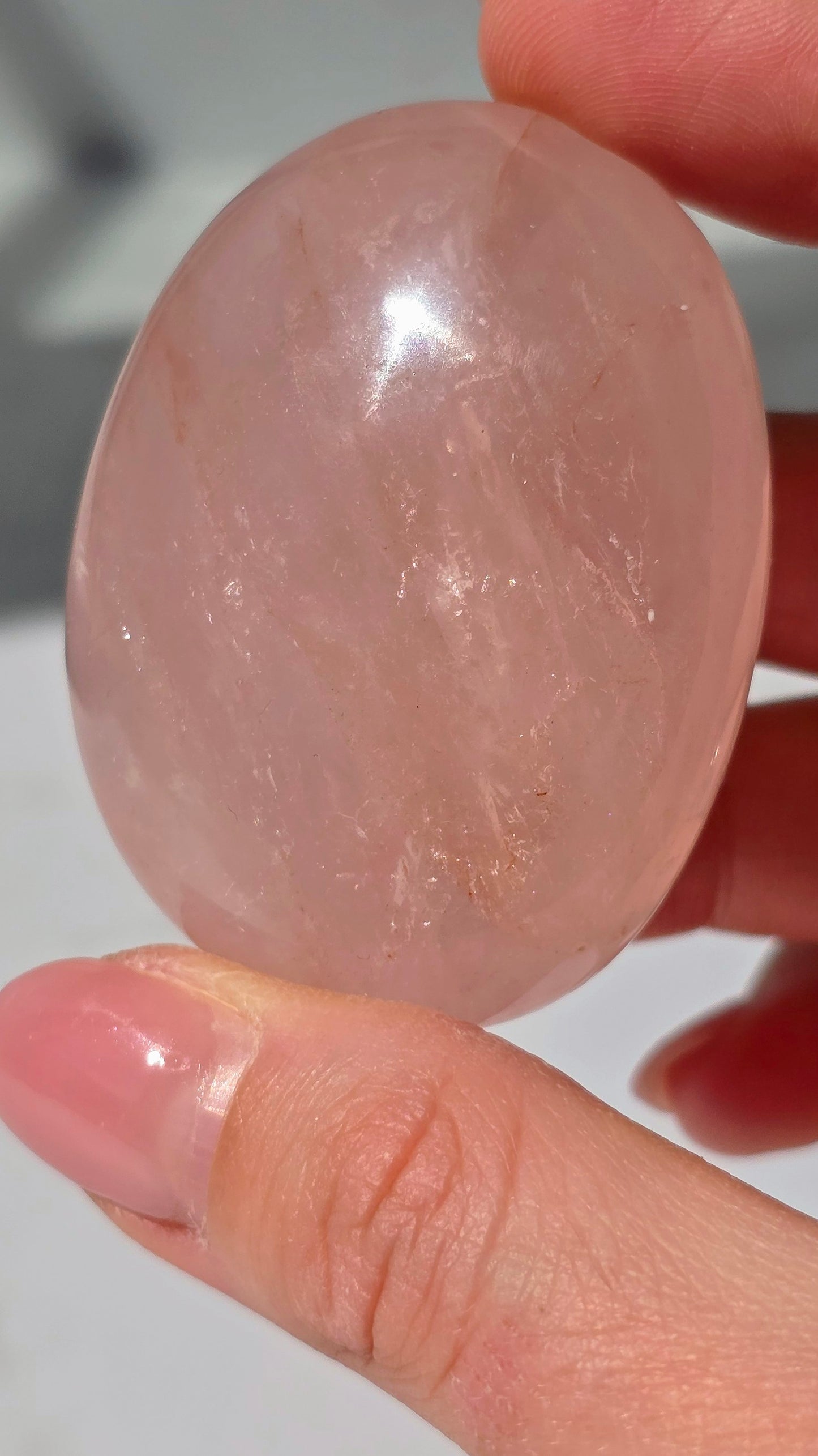 Stern-Rosenquarz Handschmeichler