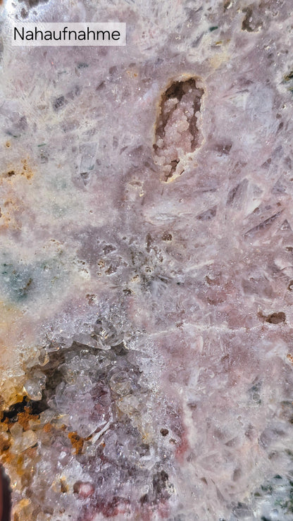 Pink Amethyst Slab aus Patagonien