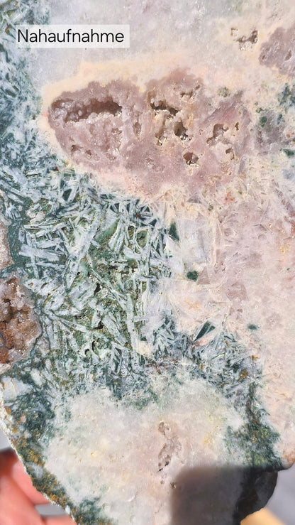 Pink Amethyst Slab aus Patagonien