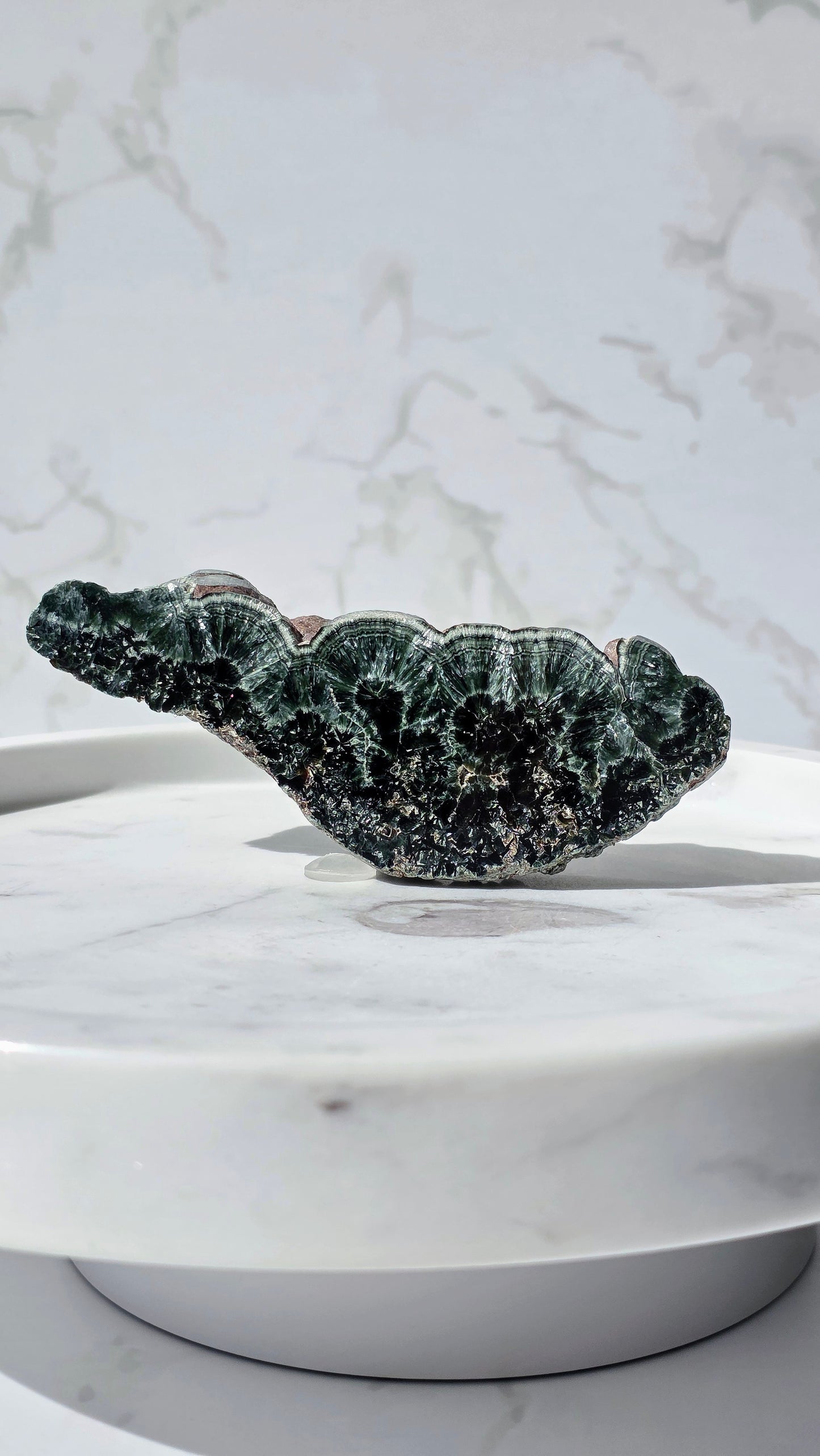 Seltener Seraphinit aus Sibiren