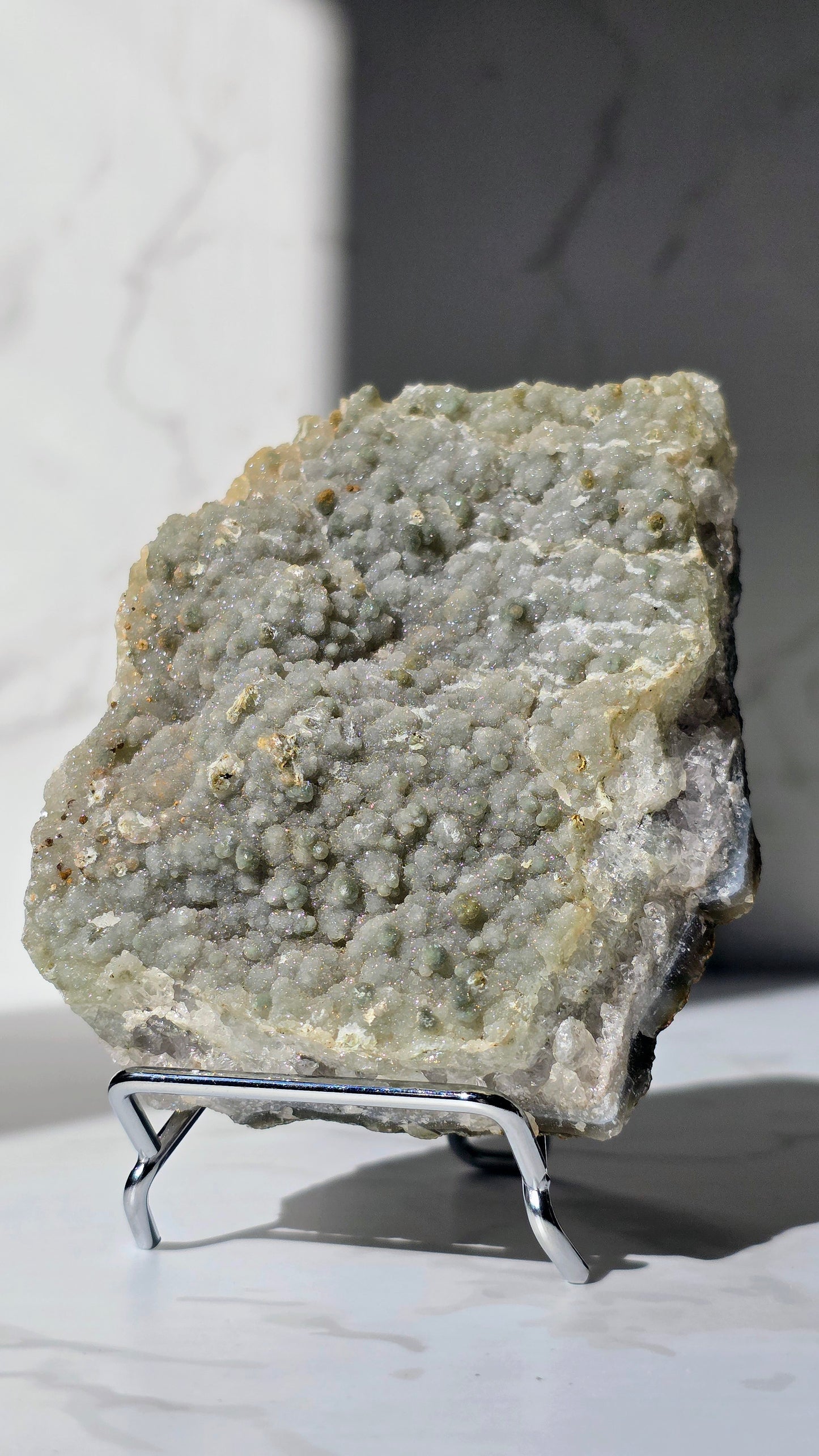 Chalcedon Cluster mit Sugar-Effekt aus Brasilien