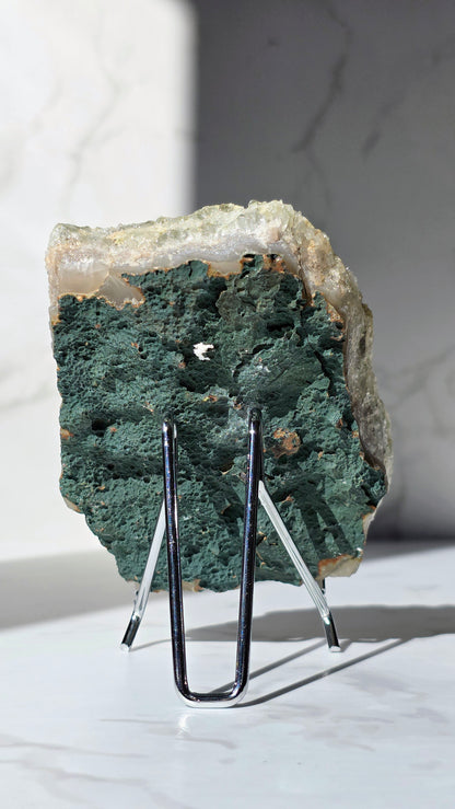 Chalcedon Cluster mit Sugar-Effekt aus Brasilien