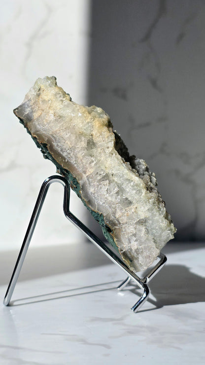 Chalcedon Cluster mit Sugar-Effekt aus Brasilien
