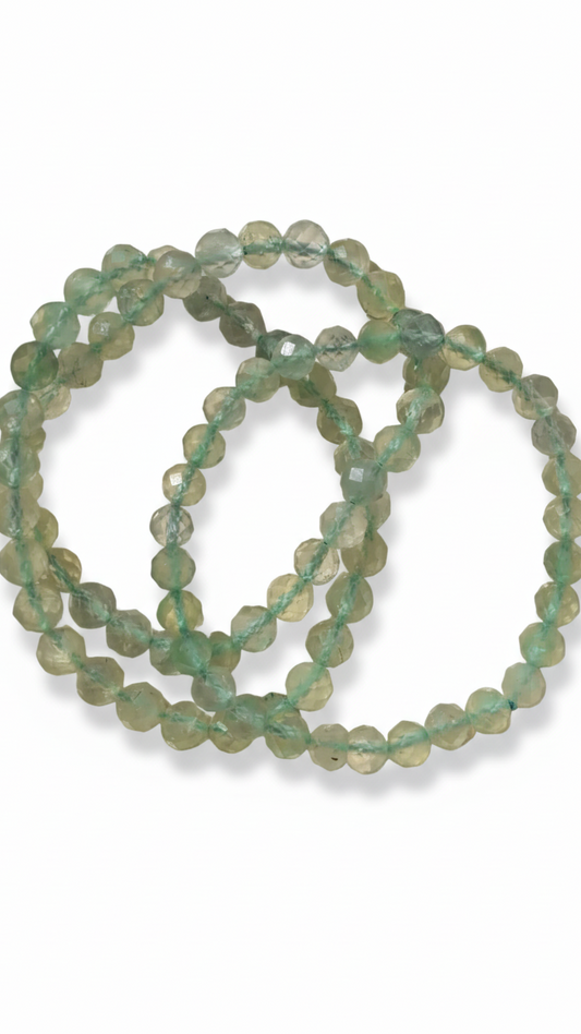 PREHNIT · Facettiert · Armband