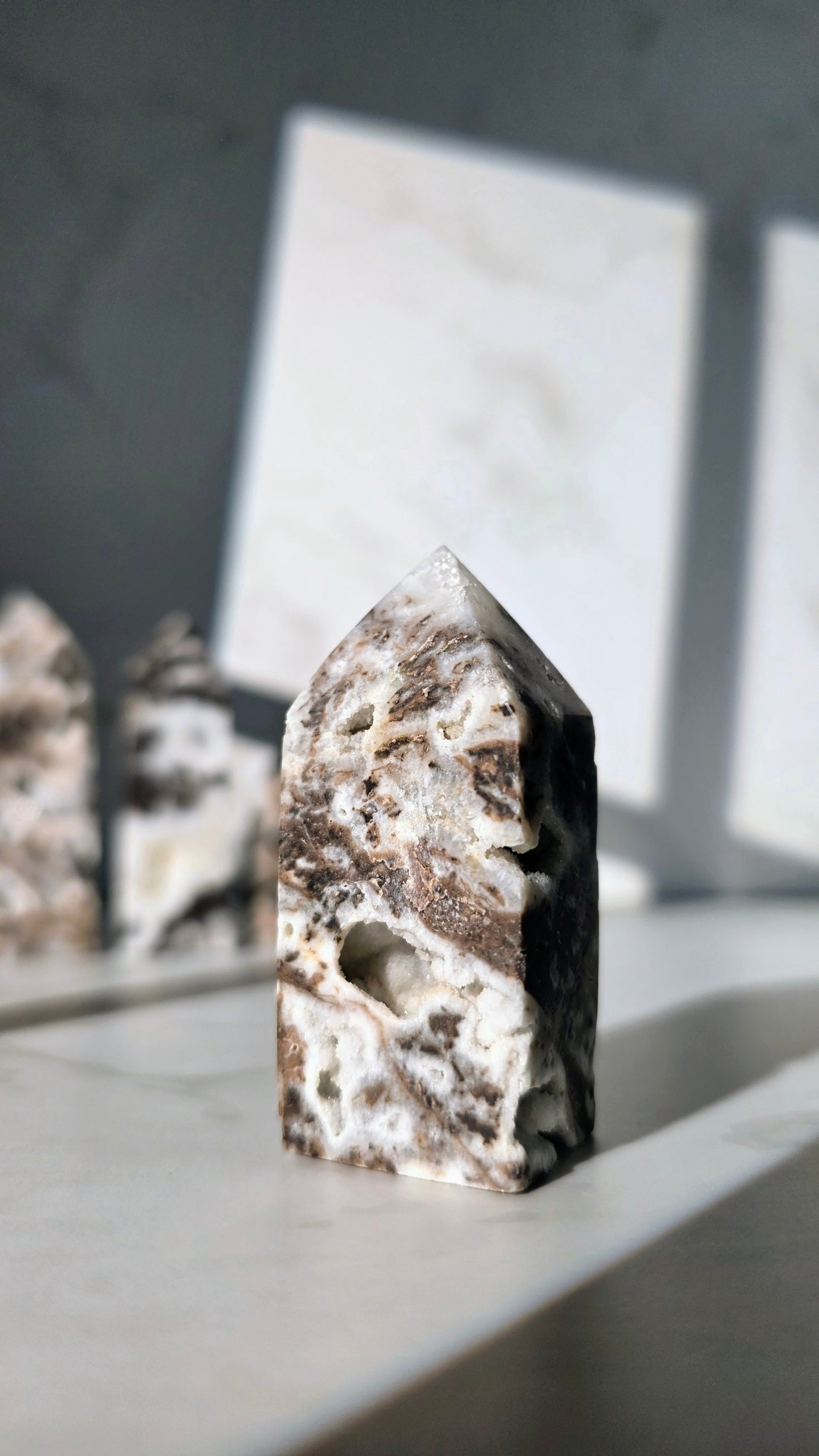 Druzy Sphalerit Turm – Funkelnde Energie & Erdverbundenheit in Perfektion