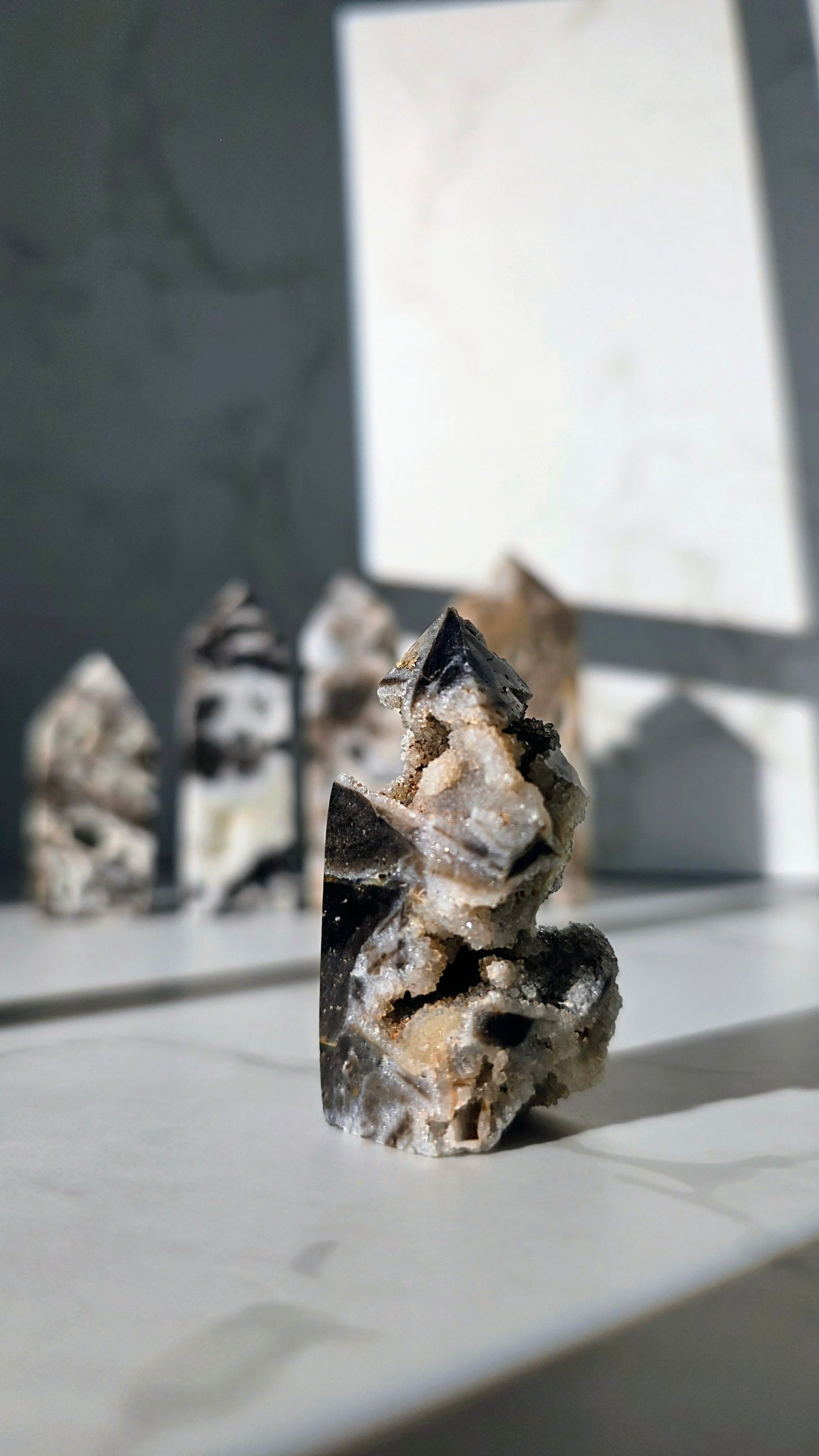 Druzy Sphalerit Turm – Funkelnde Energie & Erdverbundenheit in Perfektion