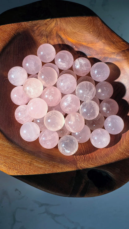 Stern-Rosenquarz Kugeln