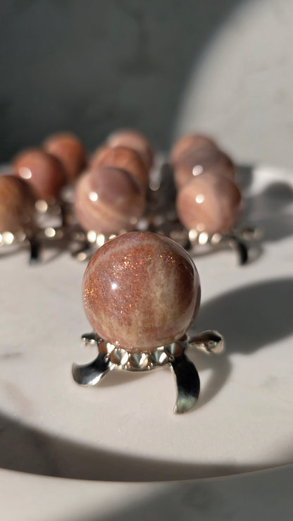 Glitzernde Sonnenstein-Kugeln – Licht, Lebensfreude & funkelnde Magie