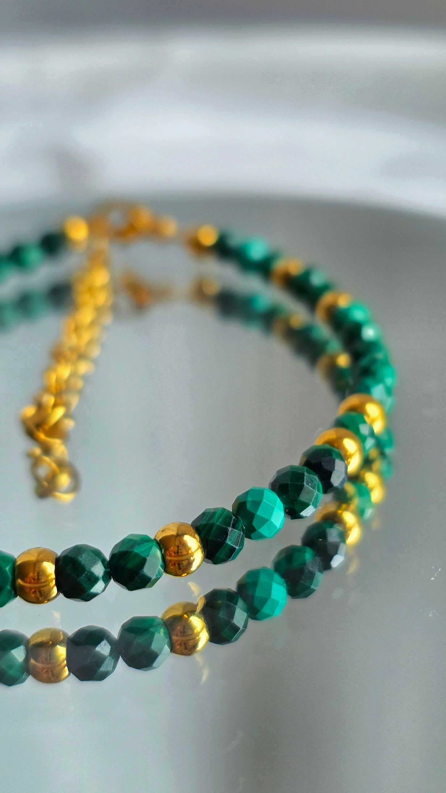 „Deep Grounding“ – Malachit Armband