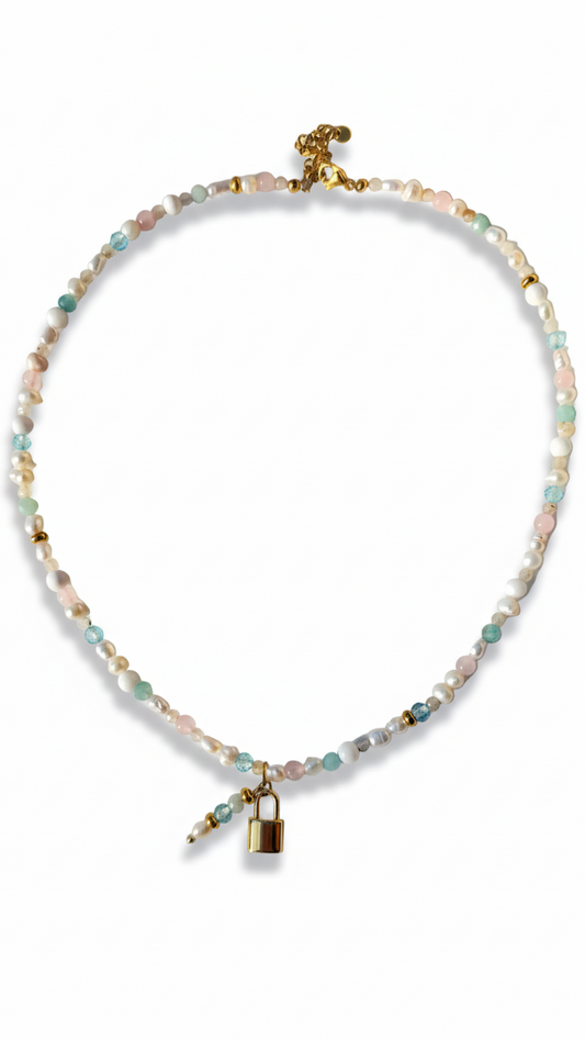 HEALING HEART · Multicolor Edelsteinkette