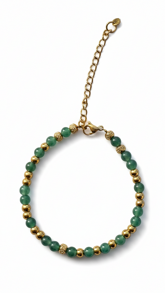 GREEN HARMONY · Edelstein Armband