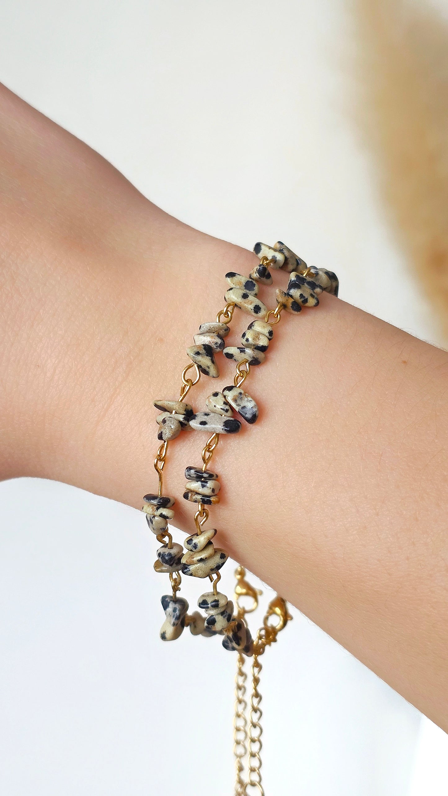 PURE JOY · Dalmatiner Jaspis Armband