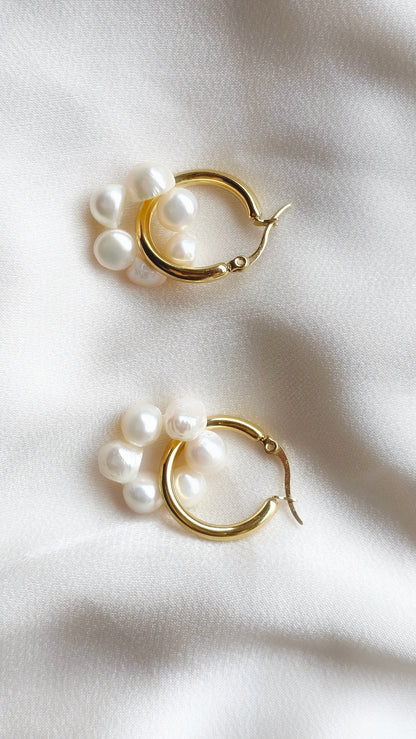 SOFT CALM · Kreolen mit Süßwasserperlen