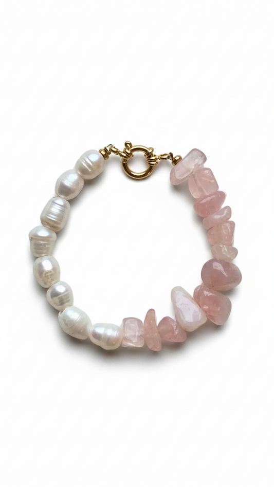 SOFT LOVE · Rosenquarz Armband