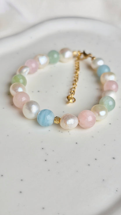 SERENE HEART · Multicolor Edelstein Armband