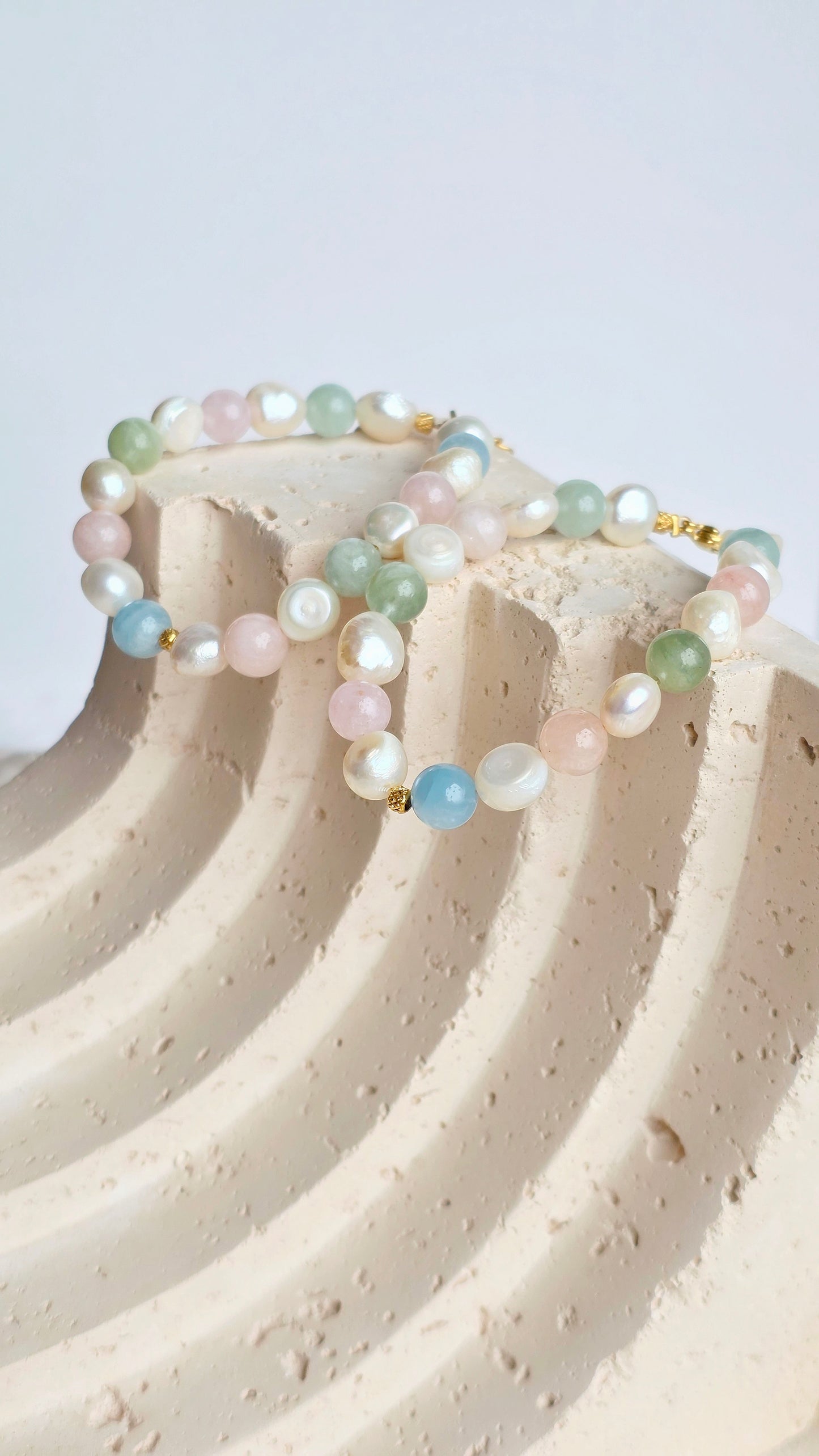 SERENE HEART · Multicolor Edelstein Armband