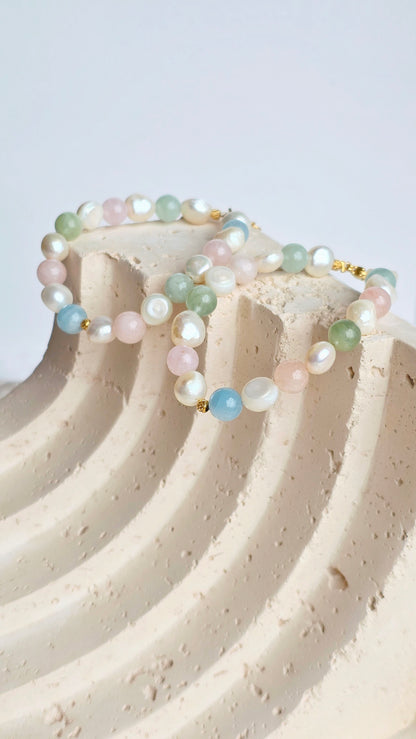 SERENE HEART · Multicolor Edelstein Armband