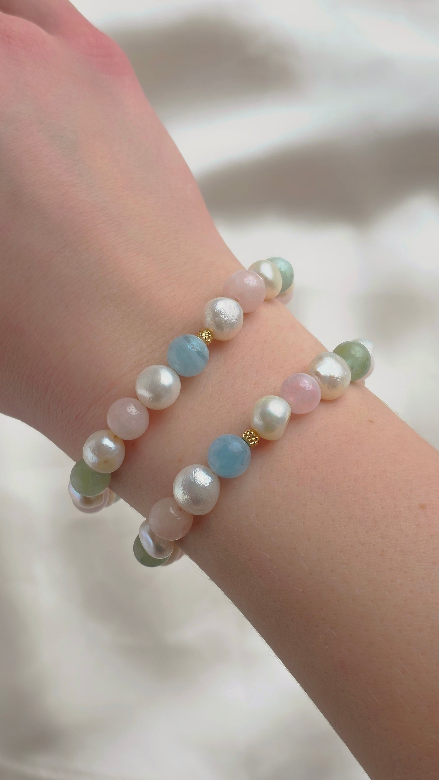 SERENE HEART · Multicolor Edelstein Armband