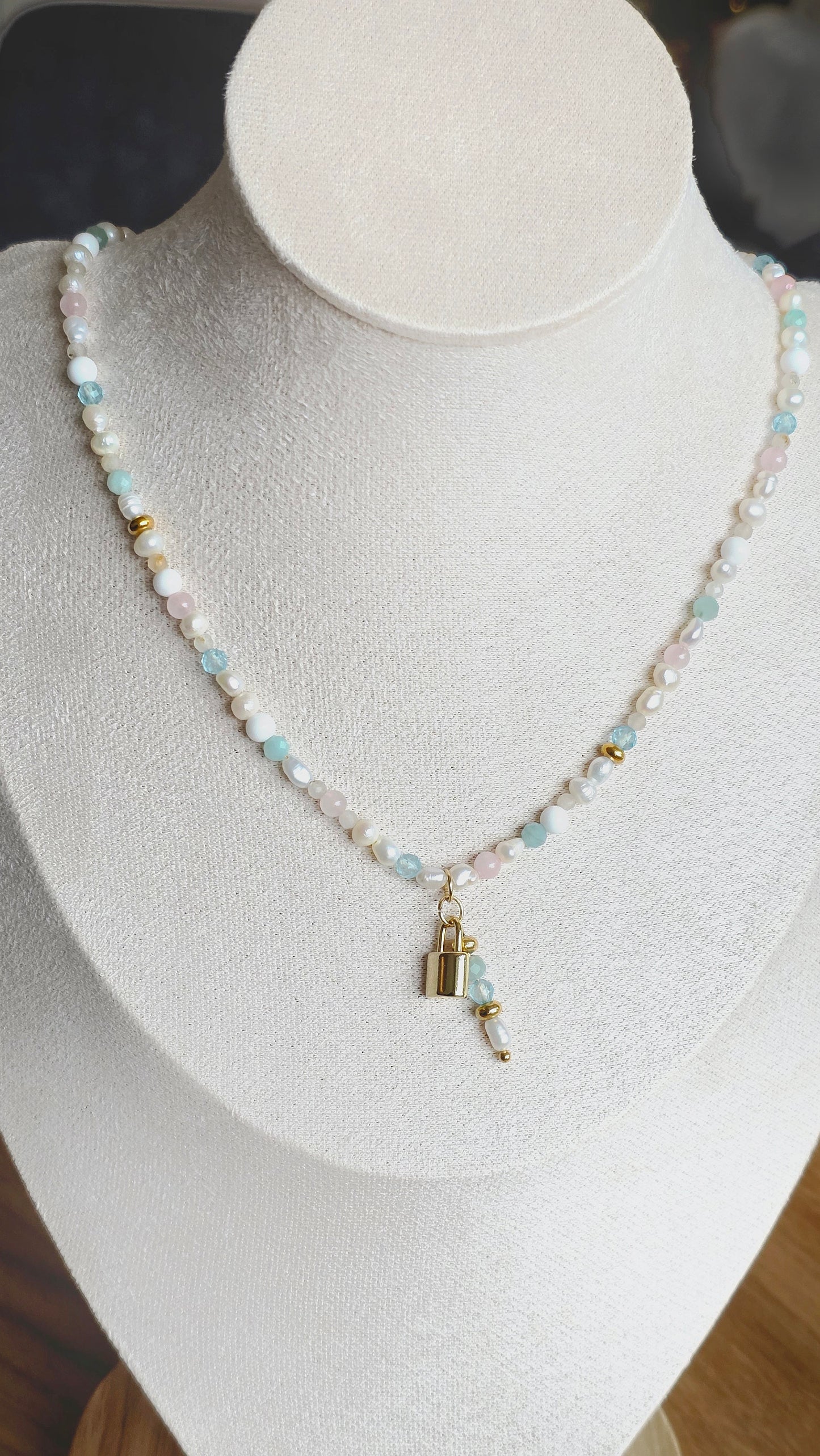 HEALING HEART · Multicolor Edelsteinkette