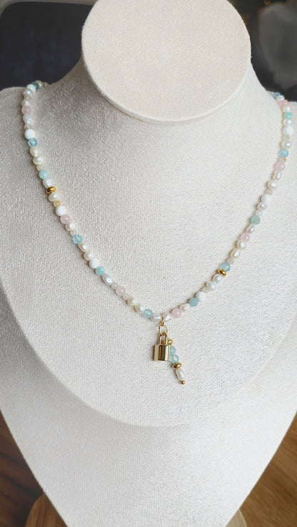 HEALING HEART · Multicolor Edelsteinkette