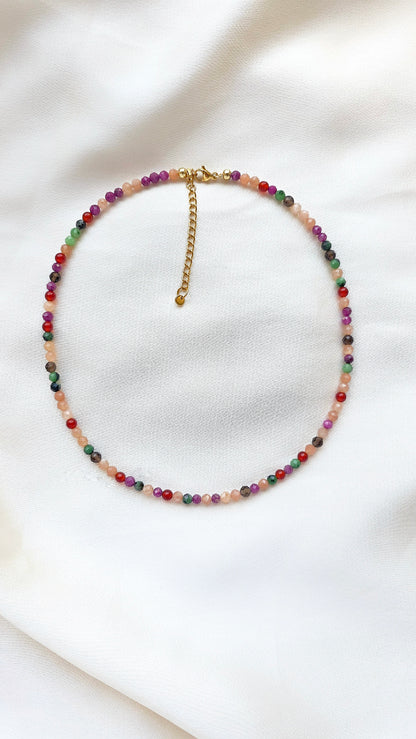 INNER DIVE · Multicolor Edelsteinkette