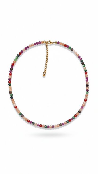 INNER DIVE · Multicolor Edelsteinkette
