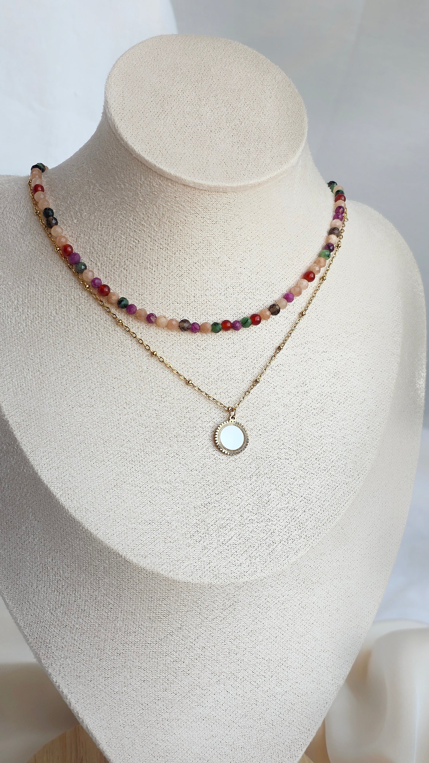 INNER DIVE · Multicolor Edelsteinkette