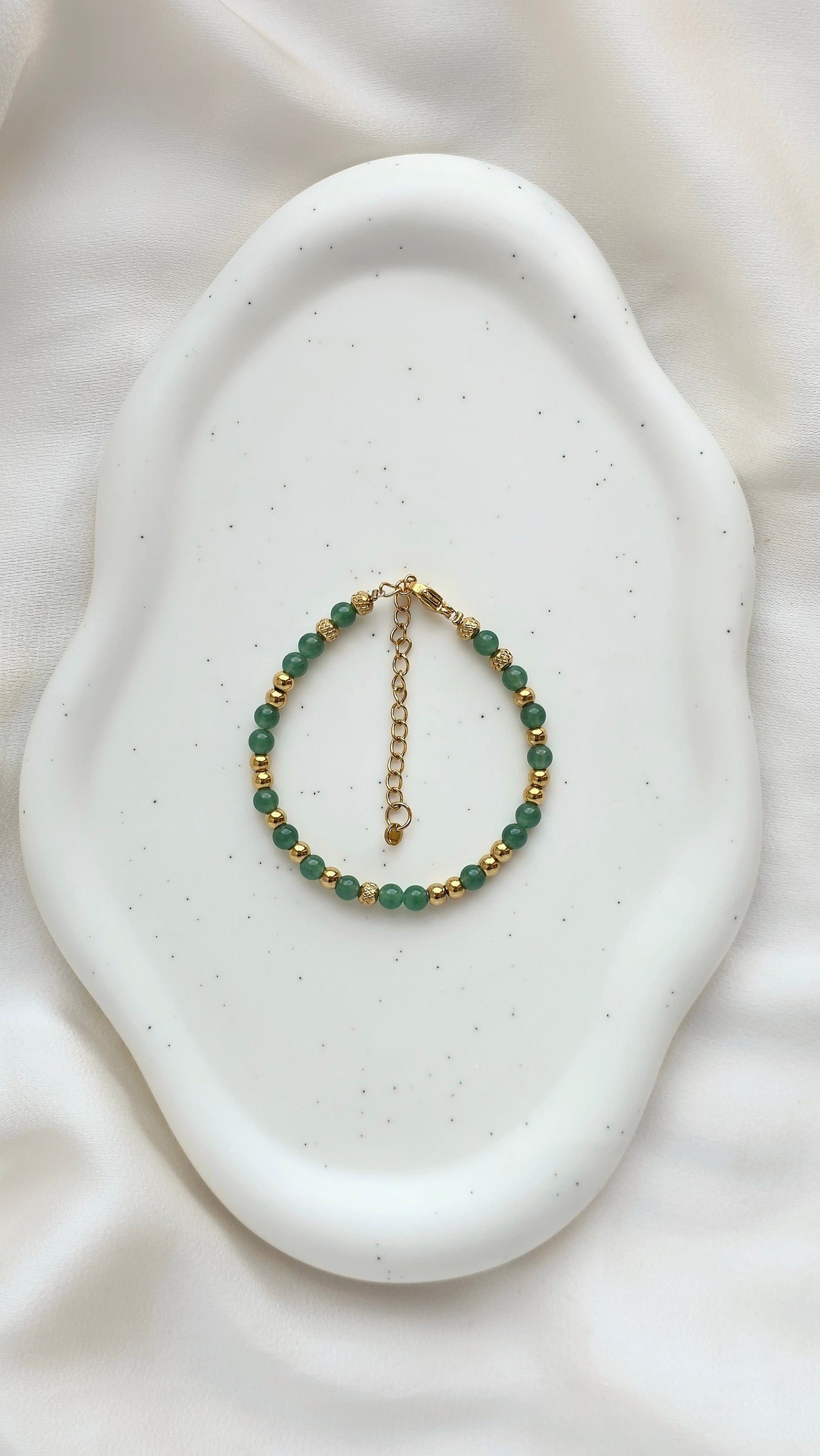 GREEN HARMONY · Edelstein Armband