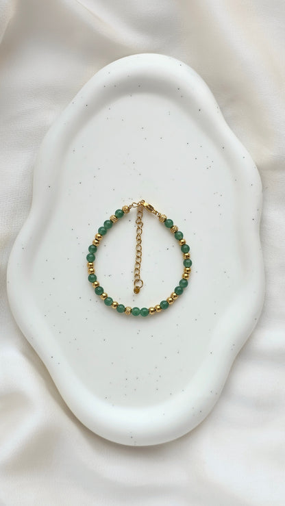 GREEN HARMONY · Edelstein Armband