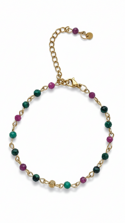 WINTER RUBY FOREST · Edelstein Armband