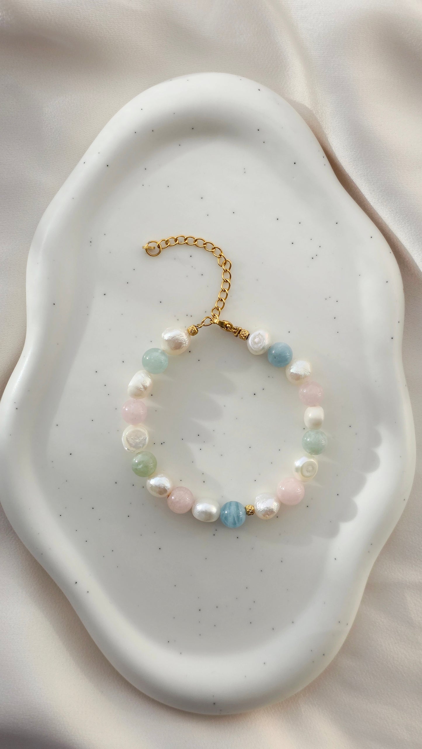 SERENE HEART · Multicolor Edelstein Armband