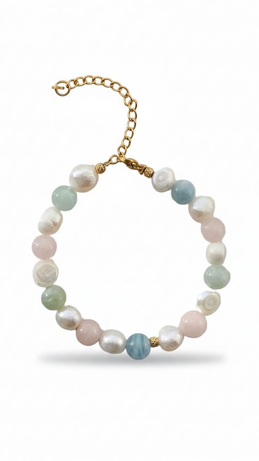 SERENE HEART · Multicolor Edelstein Armband