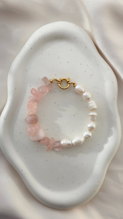 SOFT LOVE · Rosenquarz Armband